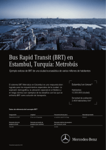 Bus Rapid Transit (BRT) en Estambul, Turquía - Mercedes-Benz
