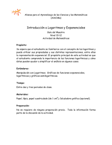 Introducción a Logaritmos y Exponenciales