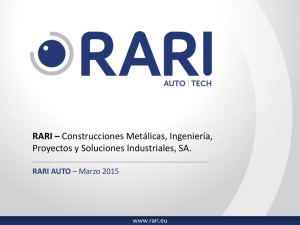 RARI – Construcciones Metálicas, Ingeniería, Proyectos y