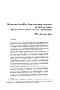 Discursos identidad3 Estado—nación y en América Latina: