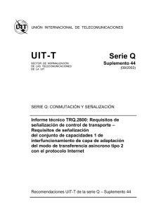 UIT-T Rec. Serie Q Suplemento 44 (09/2003)