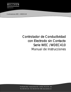 Controlador de Conductividad con Electrodo sin Contacto Serie