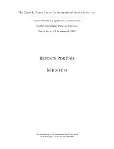 reporte por país m é xico - New York City Bar Association