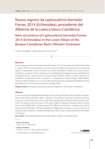 Nuevo registro de Leptosalenia barredai Forner, 2014