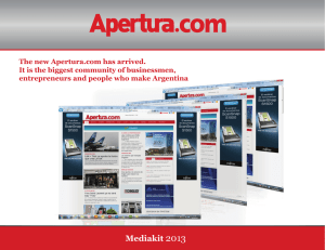 Mediakit - Apertura.com