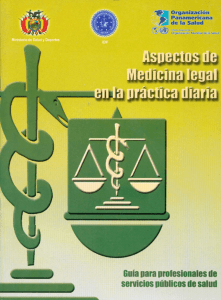 copy med. forense - Organización Panamericana de la Salud. Bolivia