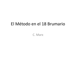 El Método en el 18 Brumario - UAM-I