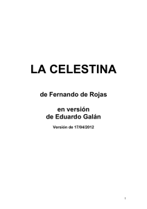 La Celestina - Secuencia 3