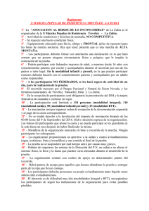 Reglamento X MARCHA POPULAR DE RESISTENCIA TREVÉLEZ