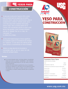 Yeso de construcción SUPREMO® Puebla