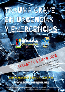 ZARAGozA, 5 MAYo 2016 www.semesaragon.org