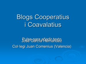 Blogs Cooperatius i Coalavuatius