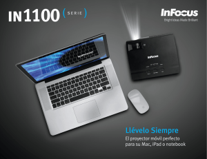 InFocus IN1124-IN1126 Datasheet (Latin Spanish)