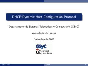 DHCP:Dynamic Host Configuration Protocol