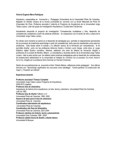 Victoria Eugenia Mena Rodr&iacute;guez Arquitecta y especialista en