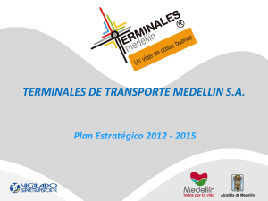 Plan estratégico - Terminales Medellín