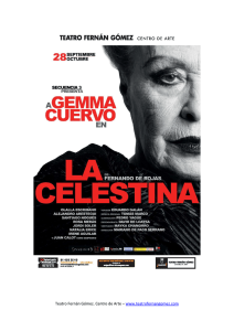 Celestina - Teatro Fernán Gómez