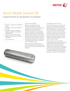 Xerox® Mobile Scanner SD
