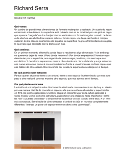 Ficha Richard Serra