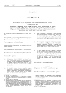 Reglamento (UE) no 579/2011 del Parlamento Europeo y del