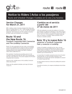 Notice to Riders | Aviso a los pasajeros