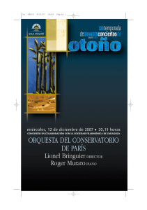 orquesta del conservatorio de parís