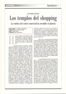 Los templos del shopping - Factótum. Revista de Filosofía