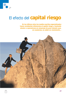 El efecto del capital riesgo