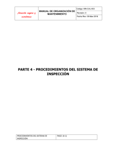 parte 4 - procedimientos del sistema de inspección