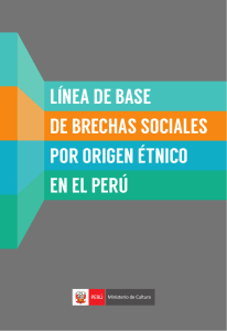 linea de base de brechas sociales por origen etnico en el peru