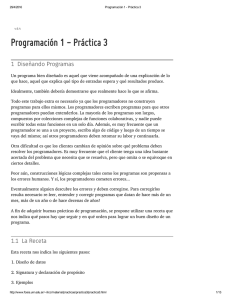 Programación 1 - Práctica 3