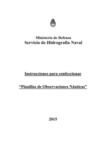 corrientes sn-114 - Servicio de Hidrografía Naval