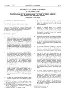 REGLAMENTO (CE) No 1950/2006 DE LA COMISIÓN de 13 de