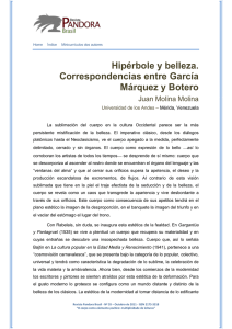 Hipérbole y belleza. Correspondencias entre García Márquez y Botero