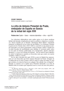 La cifra de Antonio Pimentel de Prado, embajador de España en