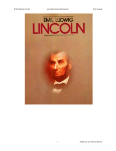 El Presidente Lincoln – Emil Ludwig