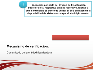 Mecanismo de verificación - Consejo de Armonización Contable del