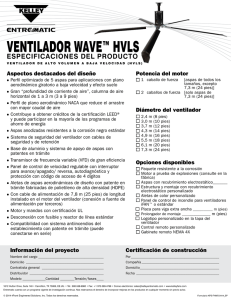 ventilador wave™ hvls