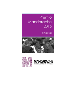 Dossier Finalistas Premios Mandarache y Hache 2016