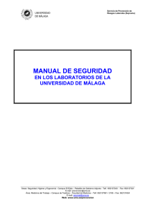 manual de seguridad - Universidad de Málaga