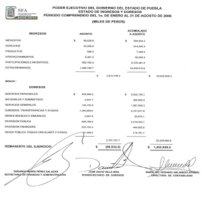 S FA - Transparencia - Gobierno del Estado de Puebla