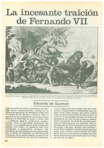 La incesante traición de Fernando VII