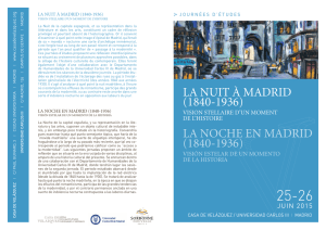 LA NUIT À MADRID (1840-1936) LA NOCHE EN MADRID (1840