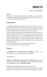 Decreto Reglamentario 664/15 [Descargar PDF]