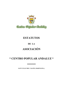 Estatutos - Centro Popular Andaluz de Sant Cugat