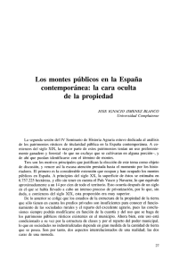 Los montes públicos en la España contemporánea: la cara oculta