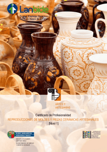 Reproducciones de moldes y piezas cerámicas artesanales