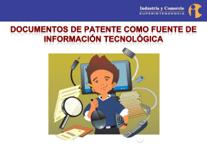 documentos de patente como fuente de información tecnológica