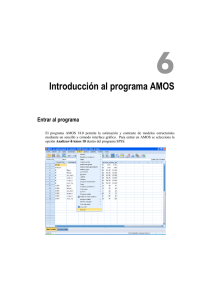 Introducción al programa AMOS