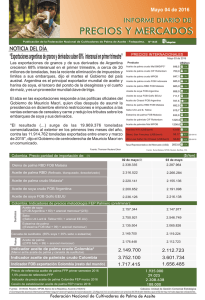 Exportaciones argentinas de granos y derivados